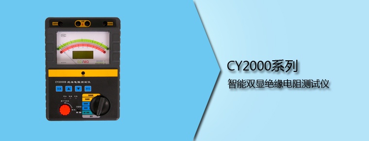 CY2000系列 智能雙顯絕緣電阻測試儀