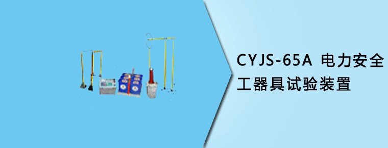 CYJS-65A智能電力安全工器具試驗裝置